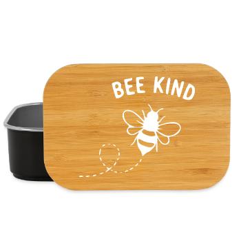 BeKind Bee Motif - Boîte à goûter - noir - Devant