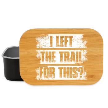 J’ai laissé la piste pour ça ? Descente VTT - Boîte à goûter - noir - Devant