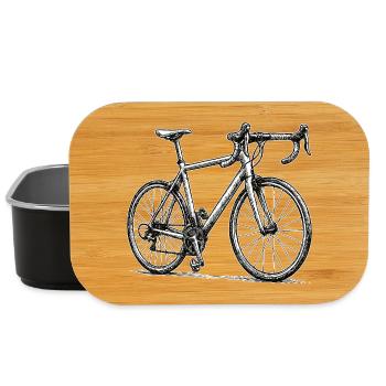 Clean, minimalist road bike. Let ́s Ride - Lunch Box - black - Front