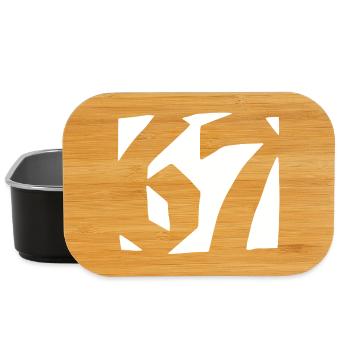 67 Minimal Streetwear Trend Design - Lunch Box - black - Front