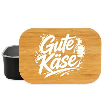 Gute Käse | Cooler Graffiti Spruch | Jugendwort - Lunch Box - Schwarz - Vorne