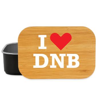 Ich liebe DNB-Musik - Lunch Box - Schwarz - Vorne
