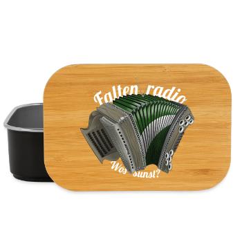 Radio plissée | ZiachON ! - Boîte à goûter - noir - Devant