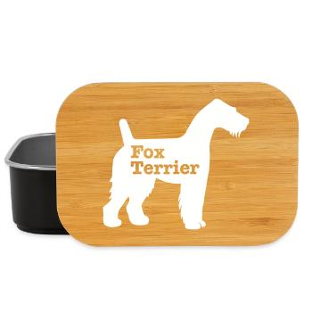 Fox-terrier - Boîte à goûter - noir - Devant