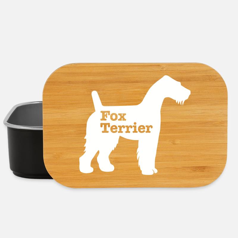 Fox Terrier - Lunch Box - black