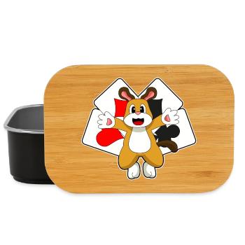 Dog Poker Cartes de poker - Boîte à goûter - noir - Devant