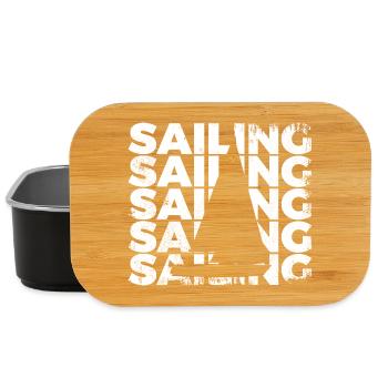 Segelboot - Lunch Box - Schwarz - Vorne
