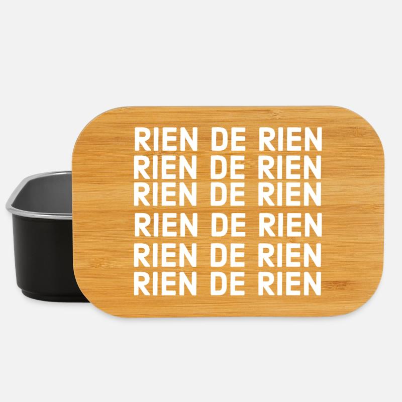 rien de rien - Boîte à goûter - noir