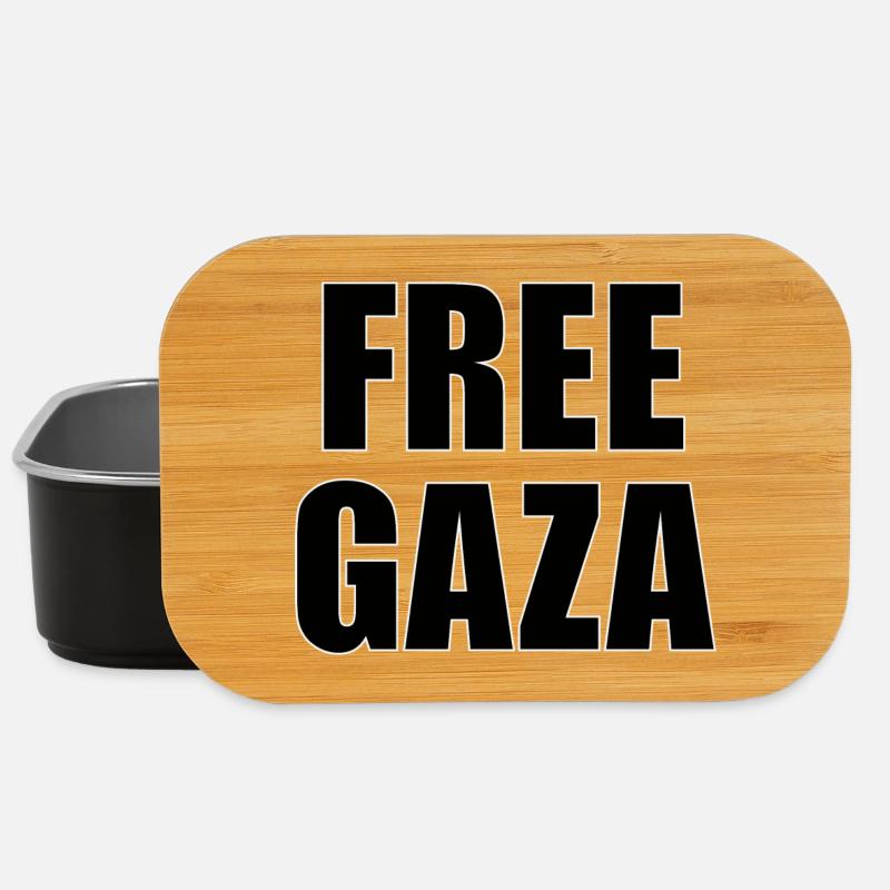 Befreit Gaza - Lunch Box - Schwarz