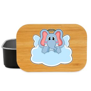 Ailes d’Ange d’Éléphant - Boîte à goûter - noir - Devant