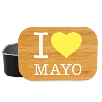I LOVE MAYO Mayonnaise - Lunch Box - black - Front
