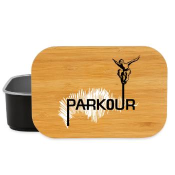 Parkour Ninja - black-white - Lunch Box - Schwarz - Vorne