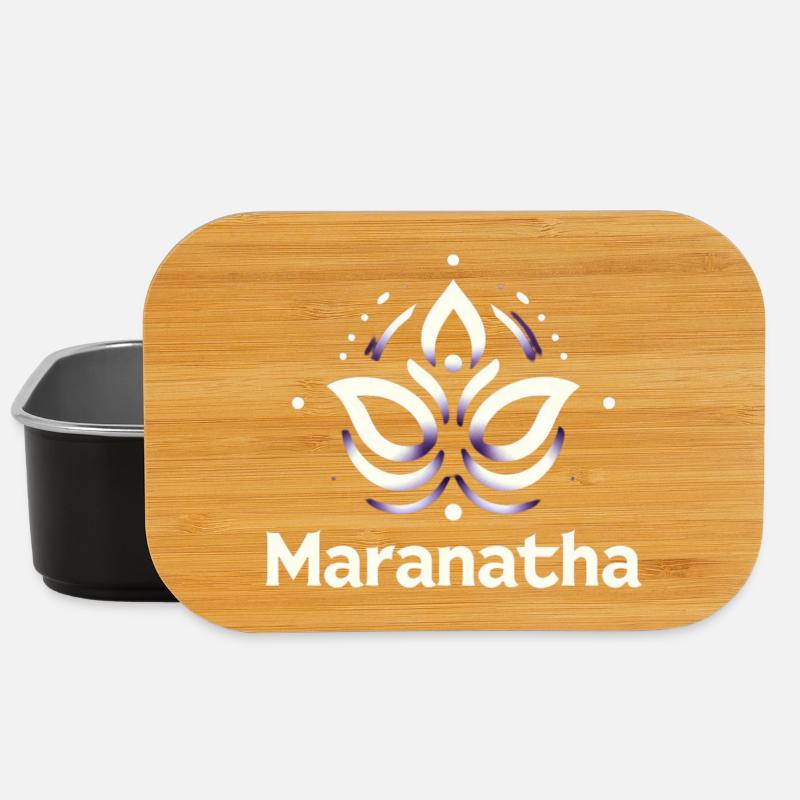 Maranatha Christ Coming Soon - Lunch Box - black