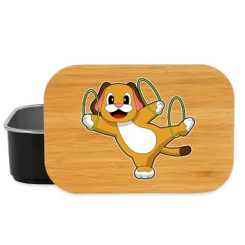 Gymnastique d’entraînement avec cerceau de fitness pour chiens - Boîte à goûter - noir - Devant