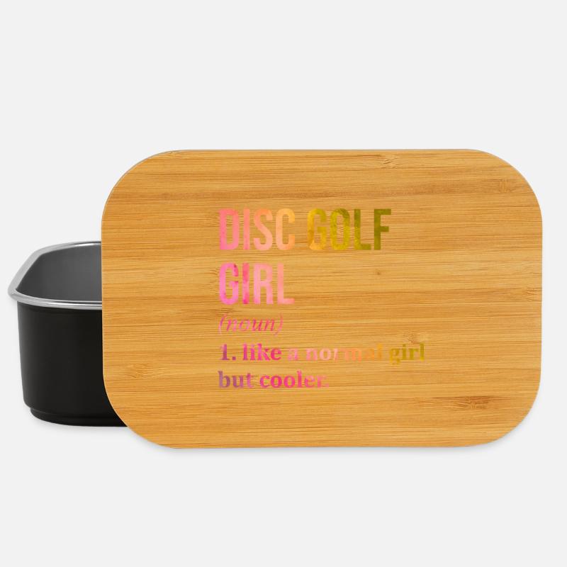 Disc Golf - Lunch Box - black