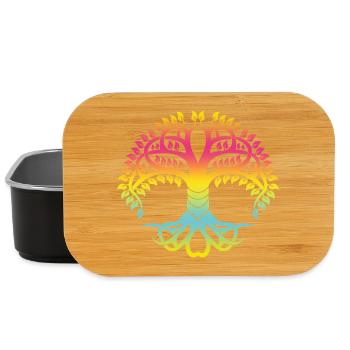 Tree of Life T-Shirt Gradient Coloring - Lunch Box - black - Front
