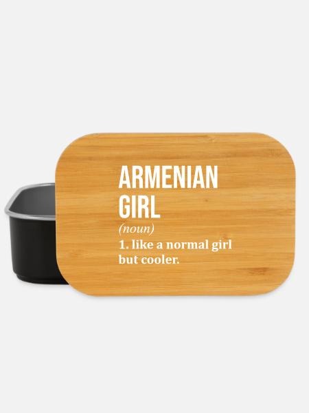 Armenien Armenien Armenien - Lunch Box - Schwarz
