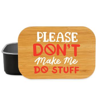 Sarkastischer Humor Sarkasmus - Lunch Box - Schwarz - Vorne
