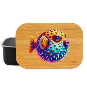 Kugelfisch - Lunch Box - Schwarz - Vorne