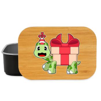 Turtle Birthday Package - Lunch Box - black - Front