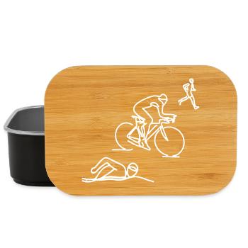 Schwimmen Radfahren Laufen - Lunch Box - Schwarz - Vorne