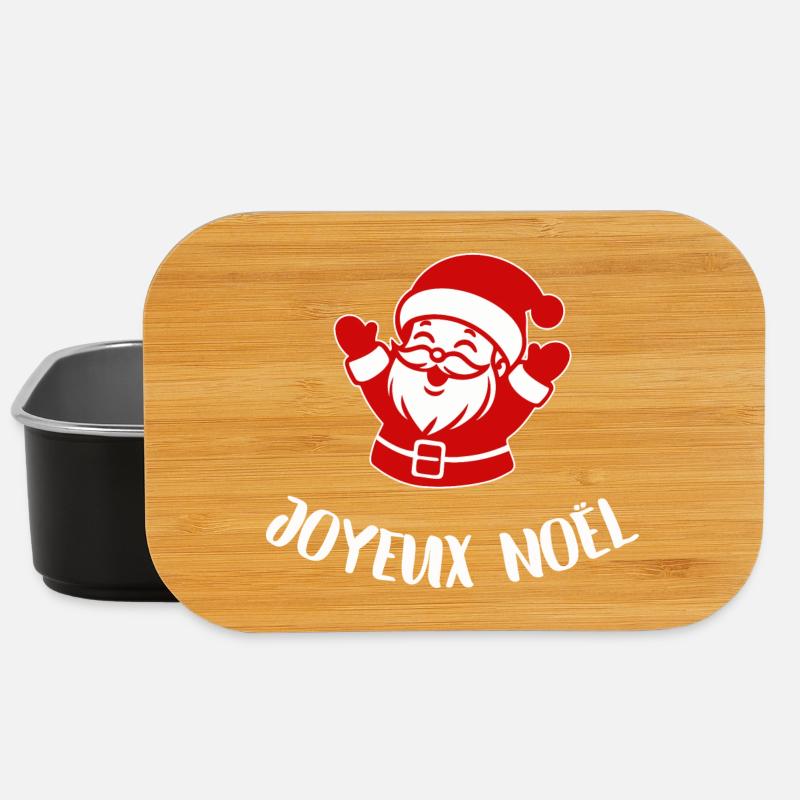 Joyeux Noël - Boîte à goûter - noir