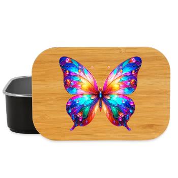 Butterfly - Lunch Box - black - Front