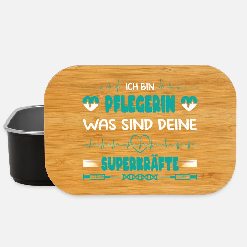 Pflegekraft Pflegerin MFA Geschenk - Lunch Box - Schwarz