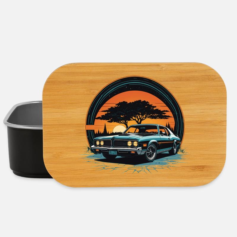 car_01 - Lunch Box - Schwarz