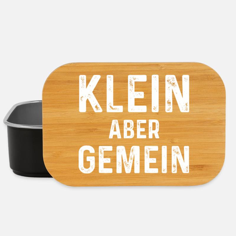 Sarcastic saying: Small but mean - Lunch Box - black