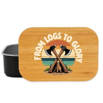 Axtwerfen Holzfäller From Logs to Glory - Lunch Box - Schwarz - Vorne