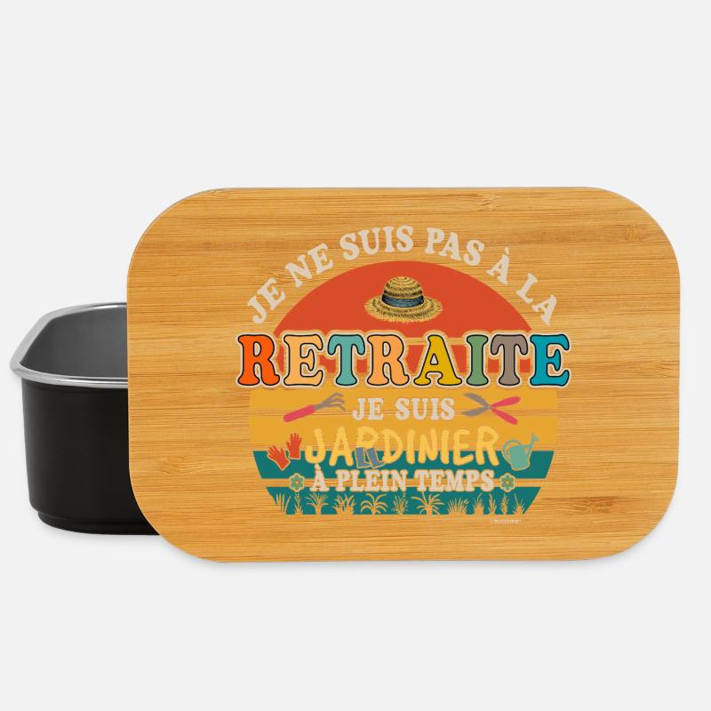 Gärtner im Ruhestand - Humor im Ruhestand - Lunch Box - Schwarz