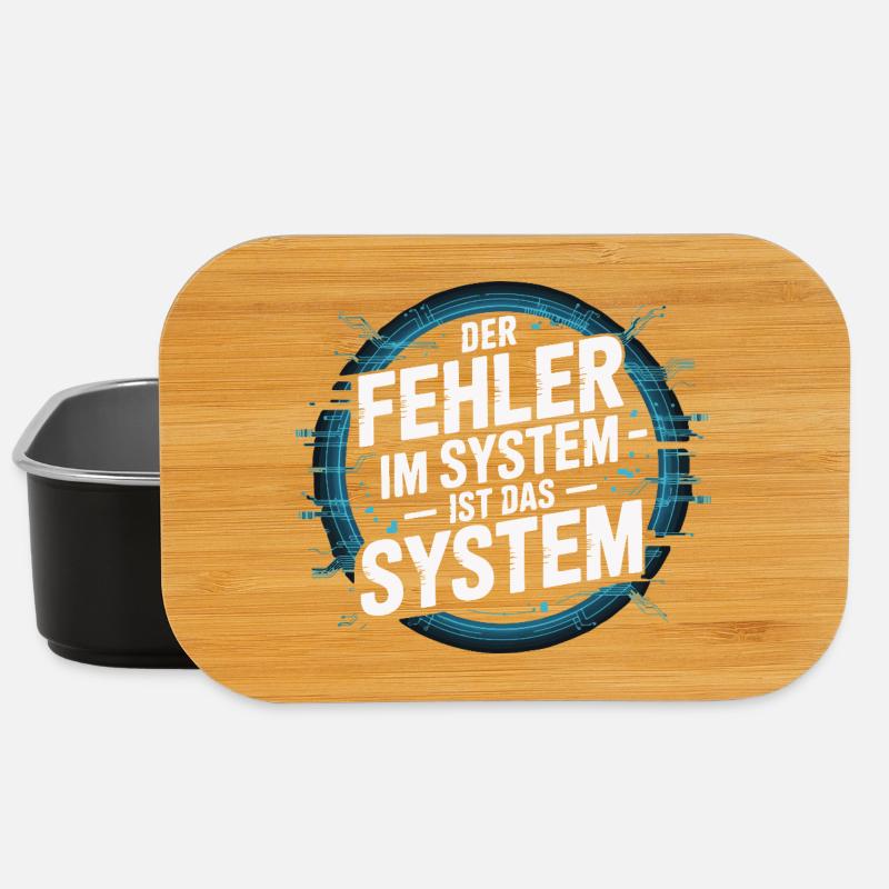 Der Fehler im System - liegt im System JA! - Boîte à goûter - noir