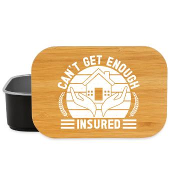 Insurance Agent Costume Can´t Get Enough Medicare - Lunch Box - Schwarz - Vorne