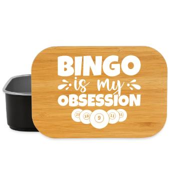 Bingo Player Bingo Is My Obsession Bingo - Lunch Box - black - Front