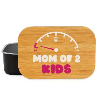 Best Mom in the World Gift Christmas - Lunch Box - black - Front