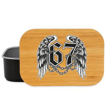 Flügelkette66 Symbolik - Boîte à goûter - noir - Devant