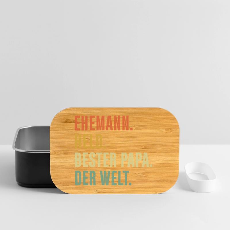 Vatertag Geschenkidee Bester Papa der Welt Ehemann Lunch Box