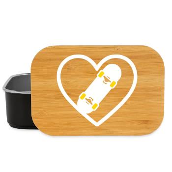 Skateboard Coeur Street Sport Passion - Boîte à goûter - noir - Devant