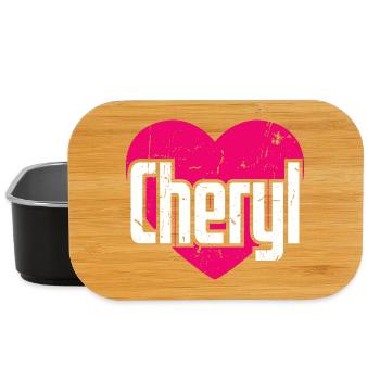 I Love Cheryl Pink Heart I Love Cheryl - Lunch Box - black - Front