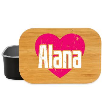 J’aime Alana Pink Heart J’aime Alana - Boîte à goûter - noir - Devant