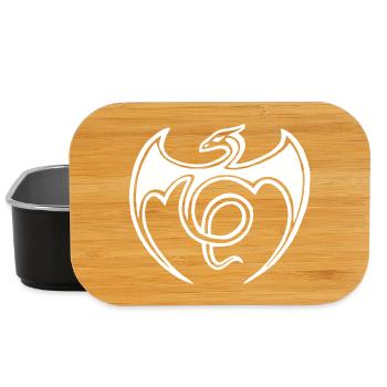 Fliegender Weißer Drache - Lunch Box - Schwarz - Vorne