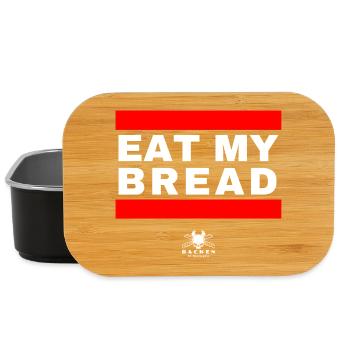 Eat My Bread - What Else? :) - Lunch Box - black - Front