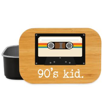 90s Kid – Retro-T-Shirt für Fans der 90er - Lunch Box - Schwarz - Vorne