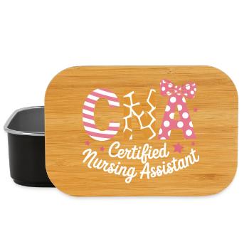 Caregiver Saying Funny Caregiver Gift - Lunch Box - black - Front