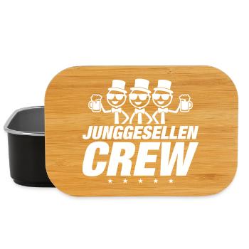 Junggesellen Crew - Lunch Box - Schwarz - Vorne