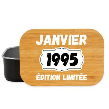 Janvier 1995 Édition Limitée Anniversaire - Boîte à goûter - noir - Devant