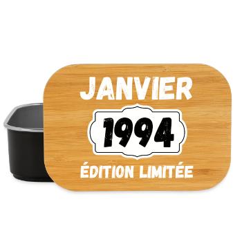 January 1994 Limited Edition Anniversary - Lunch Box - black - Front