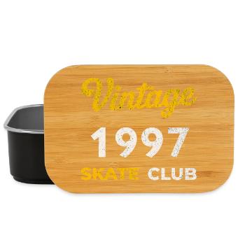 Vintage 1997 Skate Club Retro Geburtsjahr - Lunch Box - Schwarz - Vorne