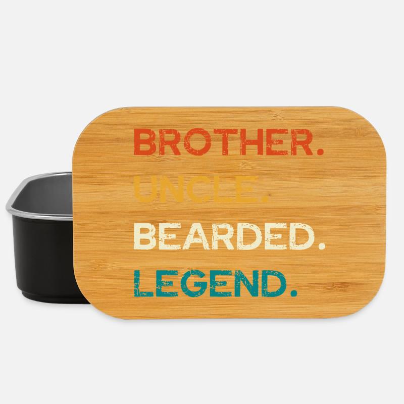Bearded Legend: Bruder und Onkel - Lunch Box - Schwarz